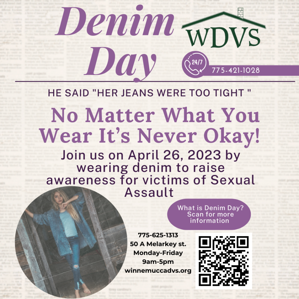 Denim Day at WDVS – Times TBD