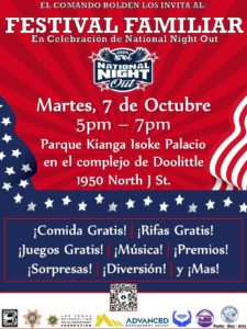 Spanish Language Family Fall Festival Flyer