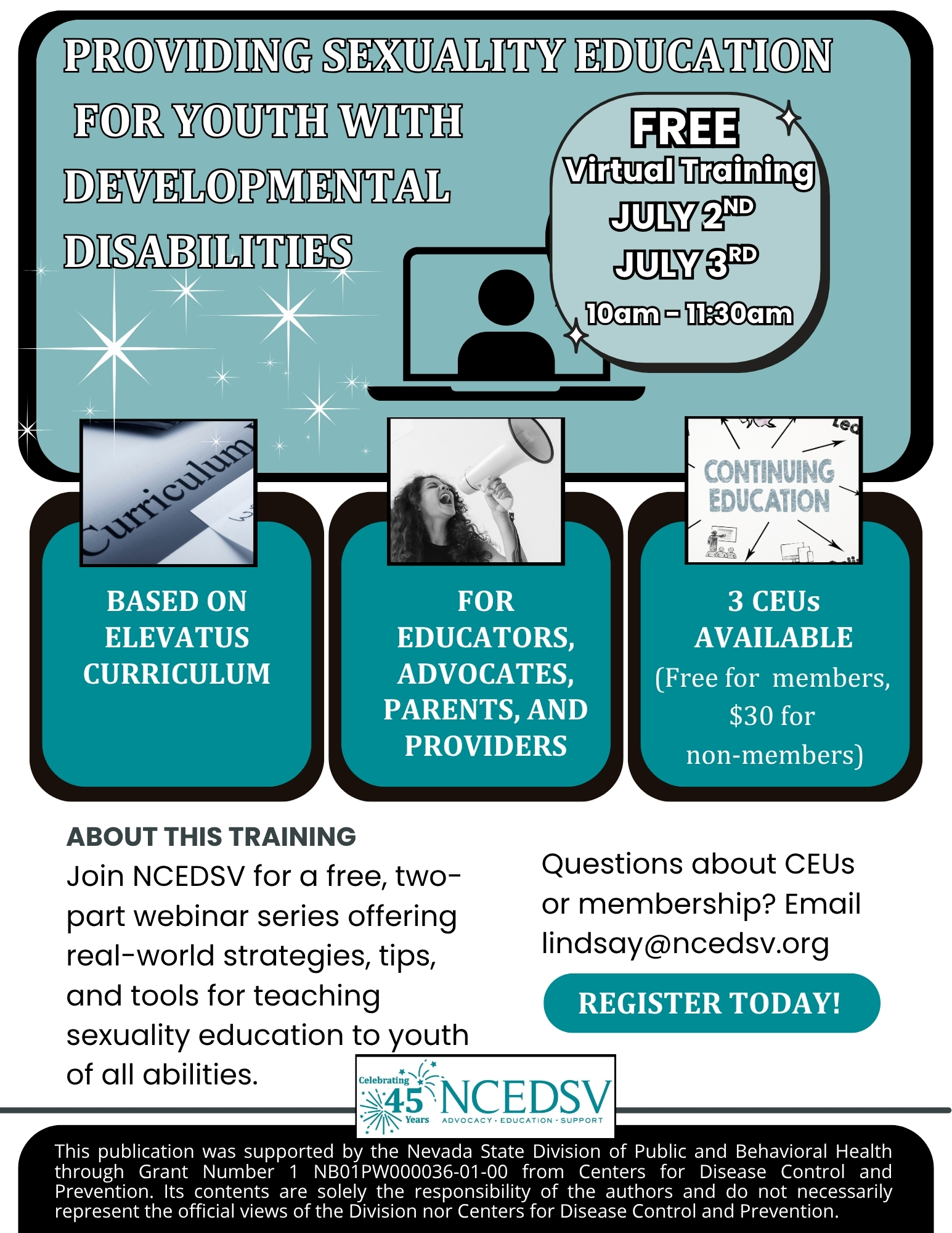 PROVIDING SEXUALITY EDUCATION FOR YOUTH WITH DEVELOPMENTAL DISABILITIES