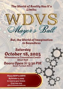 DVAM flyer for the WDVS Mayor's Ball